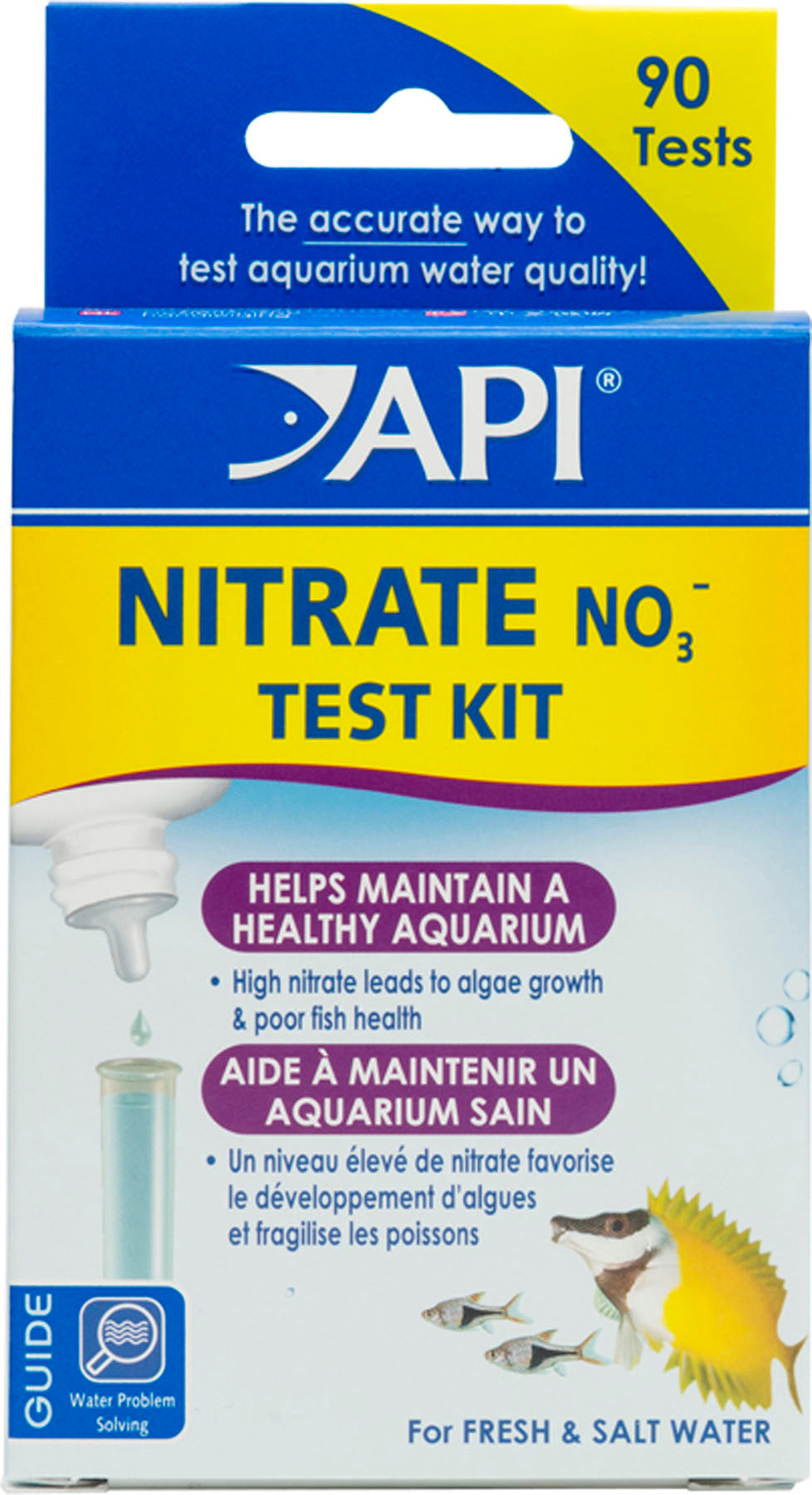 API Nitrate Test Kit Accurate NO3 Testing for Freshwater & Saltwater Aquariums