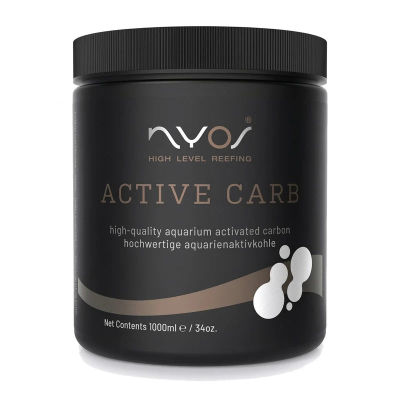 NYOS Active Carb (1000 ml) – High-Performance Steam-Activated Carbon