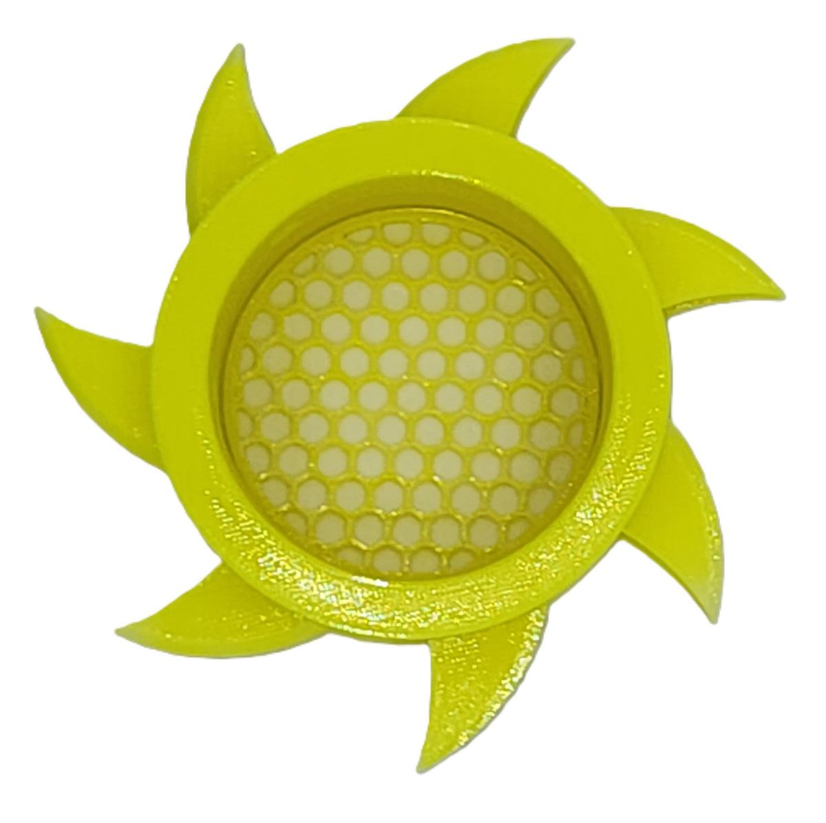 Drifter OG floating fish feeder in Neon Tide Yellow