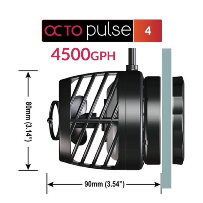Reef Octopus Octo Pulse 4+ Wave Pump with Controller (Controllable Aquarium Flow Pump)