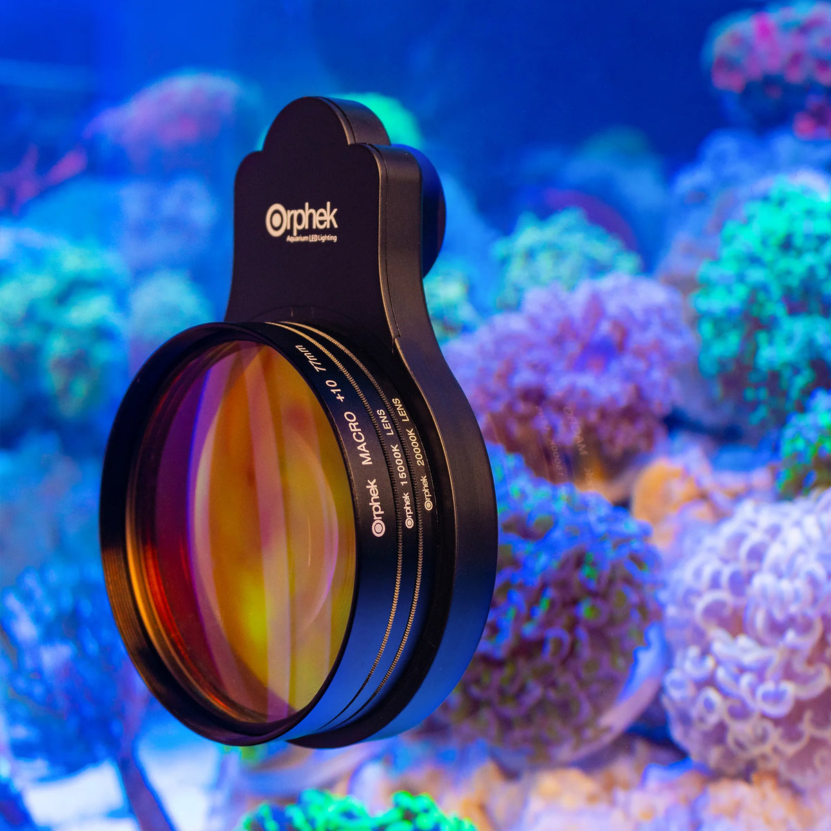 Orphek Omini 77mm Magnetic Lens Kit for Aquarium Viewing & Photography