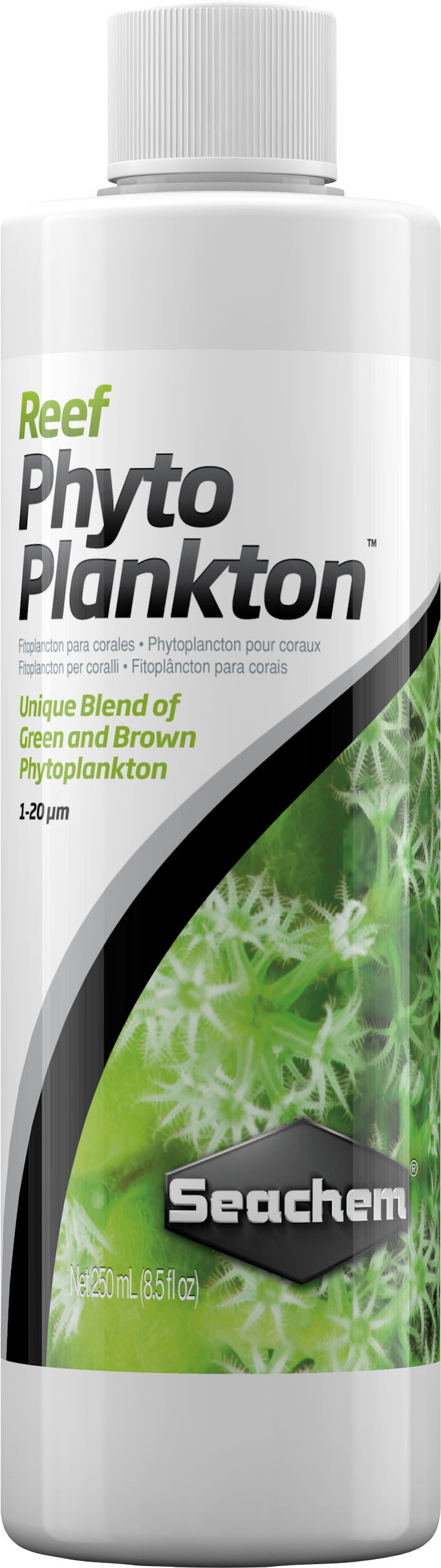 Seachem Reef Phytoplankton 250ml  Natural Coral Food for Reef Aquariums