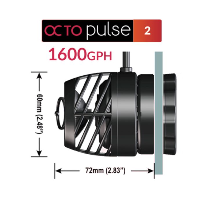 Reef Octopus Octo Pulse 2+ Wave Pump with Controller (Controllable Aquarium Flow Pump)