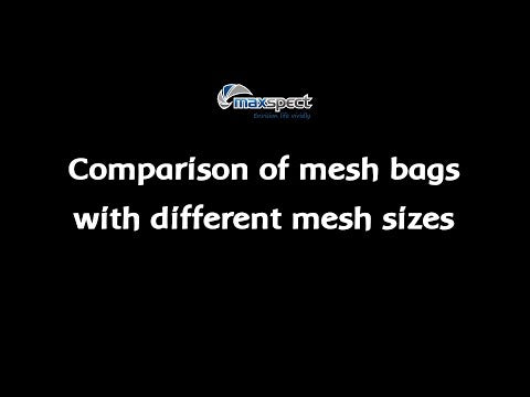 Maxspect mesh media bag comparison — official Maxspect video
