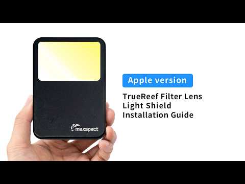 Maxspect Truereef Apple-version light-shield installation guide — official Maxspect video