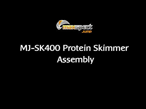 Maxspect JUMP SK400 protein skimmer assembly — official Maxspect video
