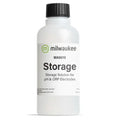 The Milwaukee Storage Solution is a 230mL solution for storing pH and ORP electrodes, testers, and pens