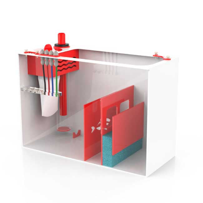RedFlex Reef Sump 100 (23.5" x 10" x 16") - Pro Clear Aquatic Systems