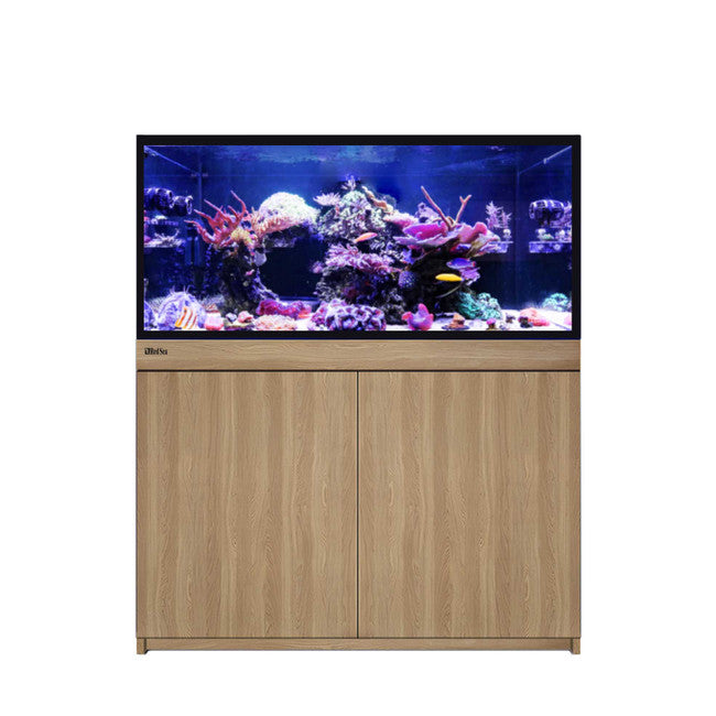 Red Sea REEF-FRAME 350 with oak cabinet