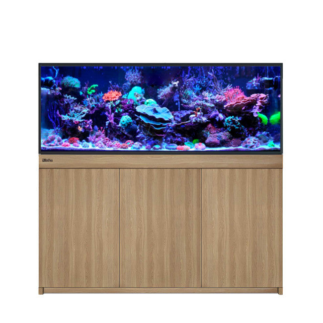 Red Sea REEF-FRAME 500 with oak cabinet