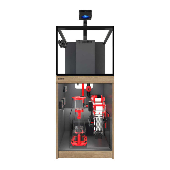 Red Sea REEF-FRAME MAX 170 with oak cabinet