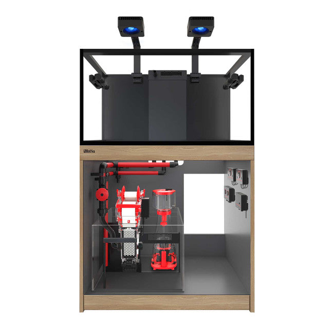 Red Sea REEF-FRAME MAX 250 with oak cabinet