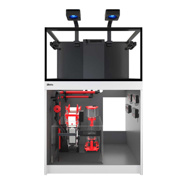 Red Sea REEF-FRAME MAX 250 with white cabinet