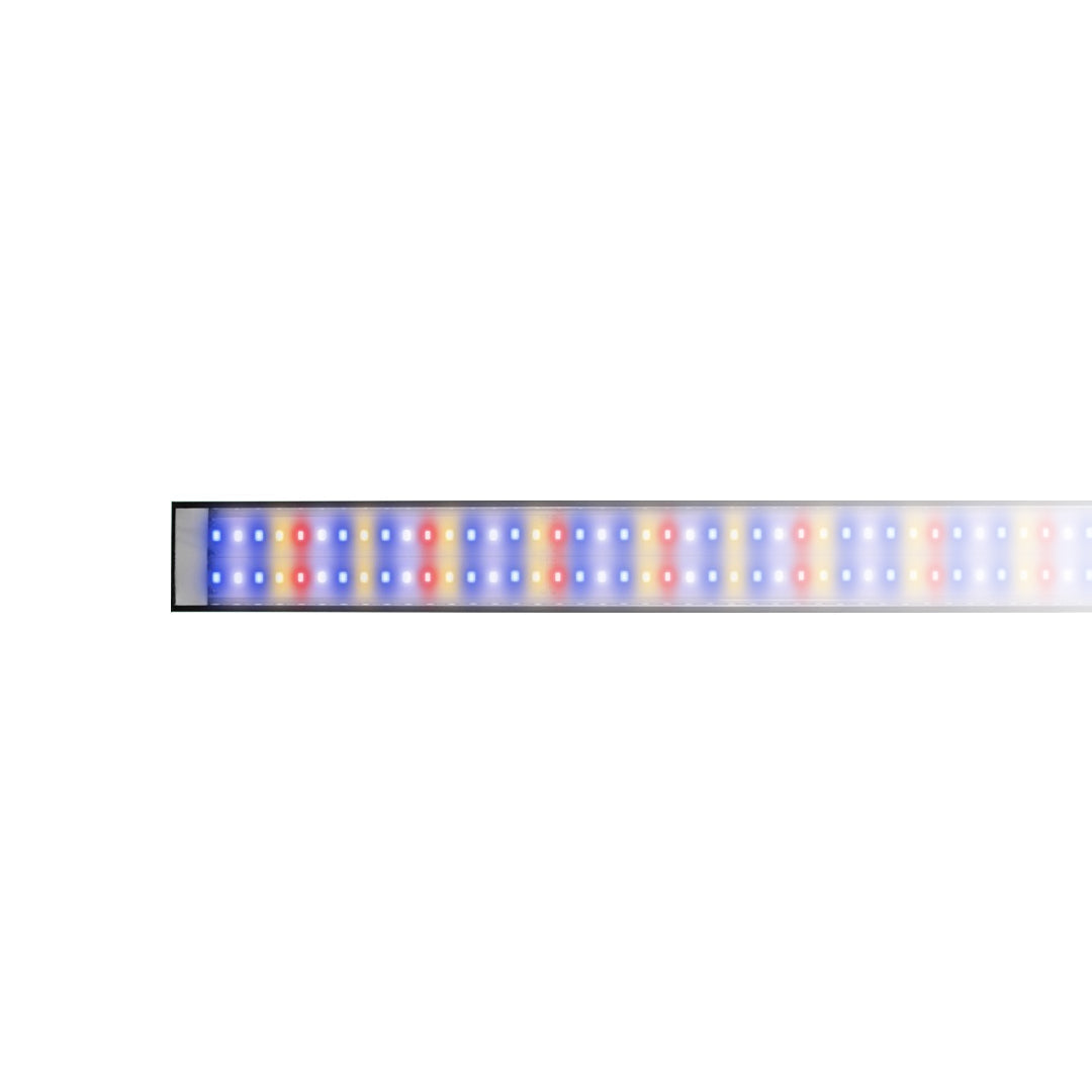 Reef Brite Lumi Lite PRO Freshwater LED strip light showing its LED array