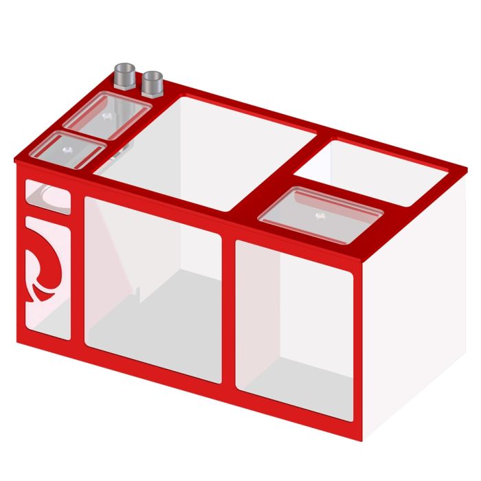 Reef Octopus OCTO Reef Sump System | Premium Acrylic Reef Sumps with Built-In ATO Reservoir
