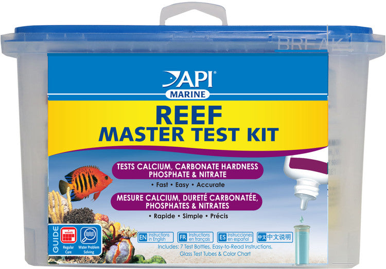 API Reef Master Test Kit Calcium, KH, Phosphate & Nitrate Testing for Reef Aquariums