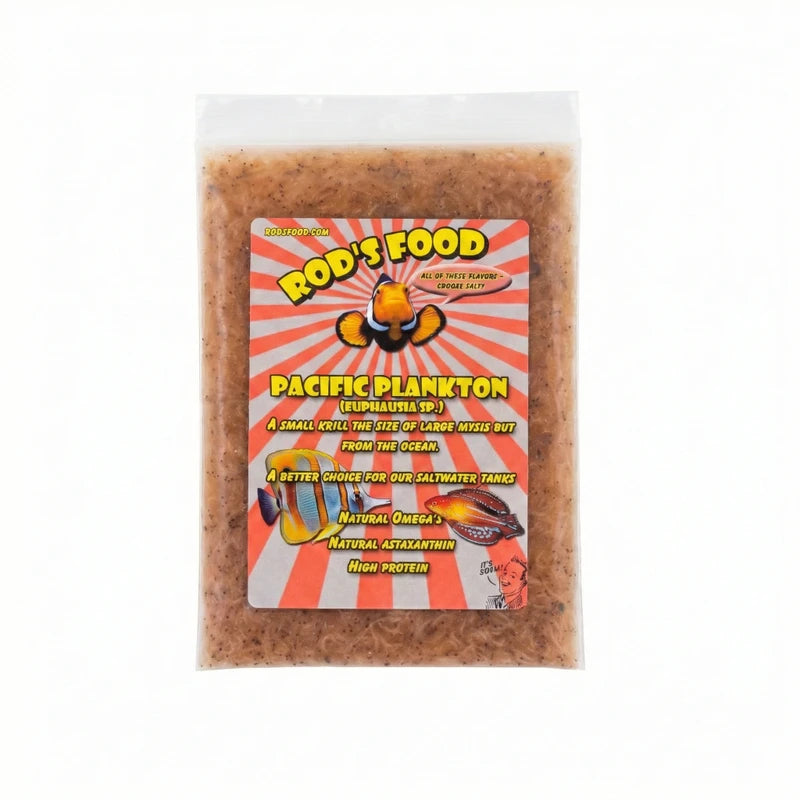 Rod's Food Pacific Plankton Blend Frozen Food - 6 oz | Premium Plankton Supplement for Marine Fish & Corals