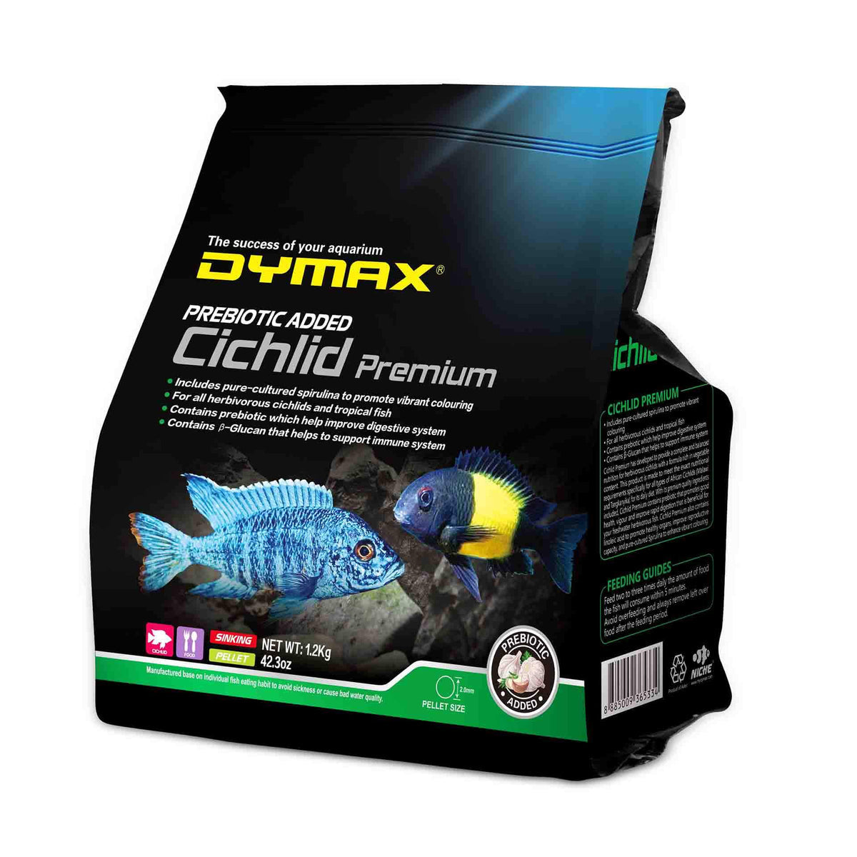 Dymax Cichlid Premium 1.2 kg bag