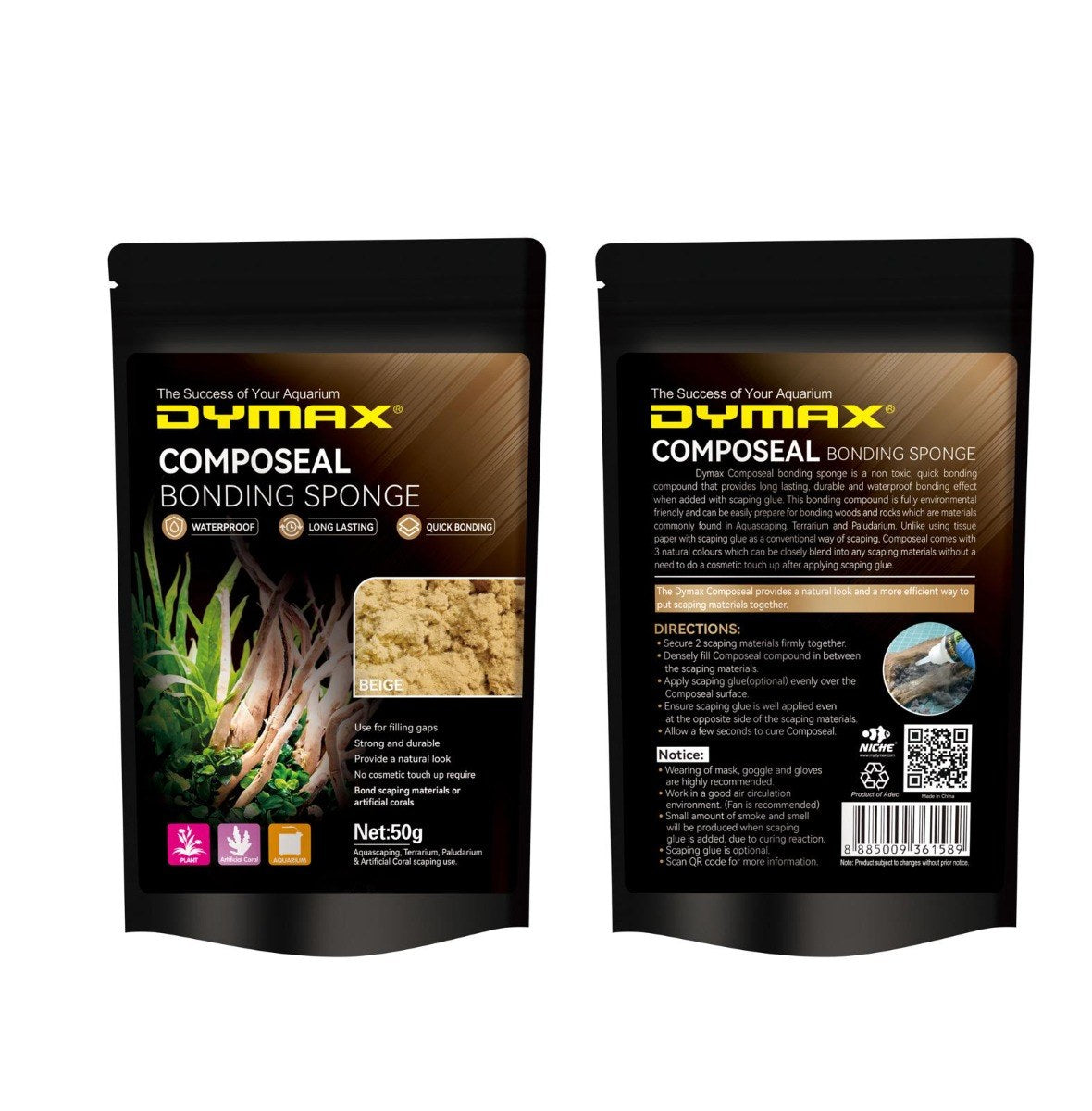Dymax Composeal Bonding Sponge – Purple Reef